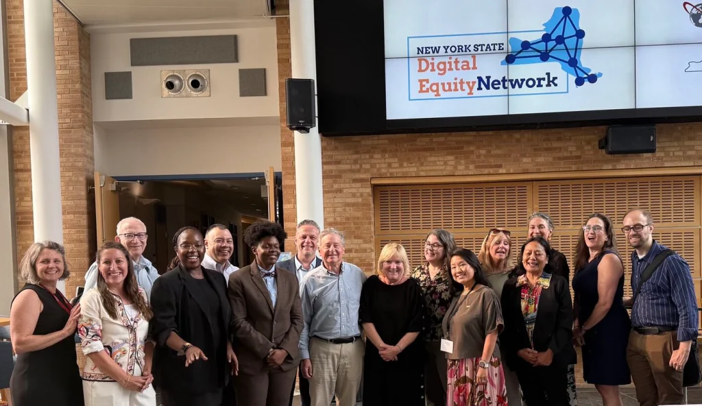 NYSDEN member group photo at the 2025 conference at Stony Brook University